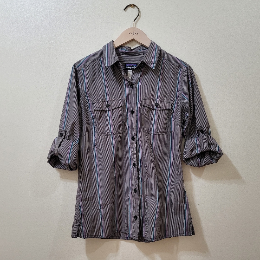 Patagonia striped blouse
